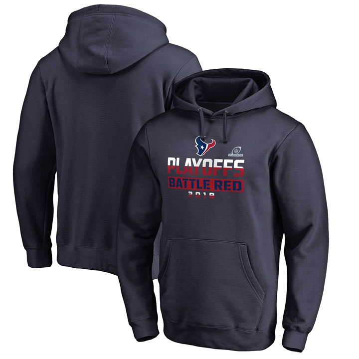 Men's Texans Navy 2018 NFL Playoffs Battle Red Pullover Hoodie,We sell and wholesale Men's Texans Navy 2018 NFL Playoffs Battle Red Pullover Hoodie on line form chian!